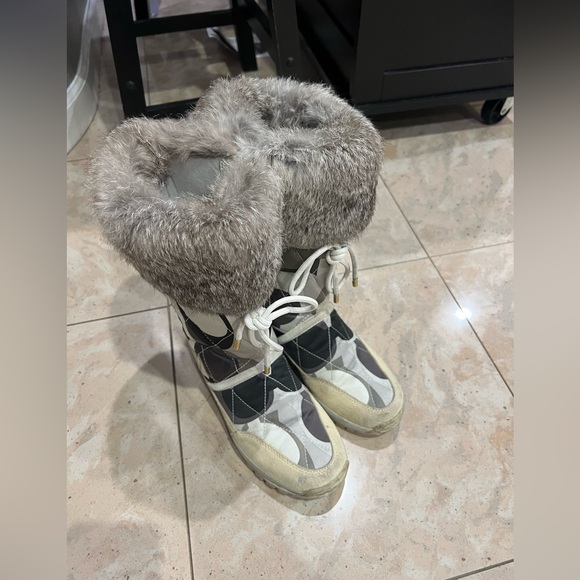 Coach Shoes - Coach Fur Boots